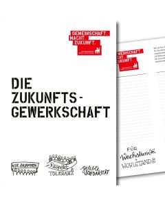 Notizheft »Die Zukunftsgewerkschaft«