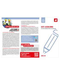 Infopointflyer "Gute Ausbildung"