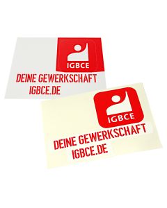 IGBCE Auto-Außenaufkleber